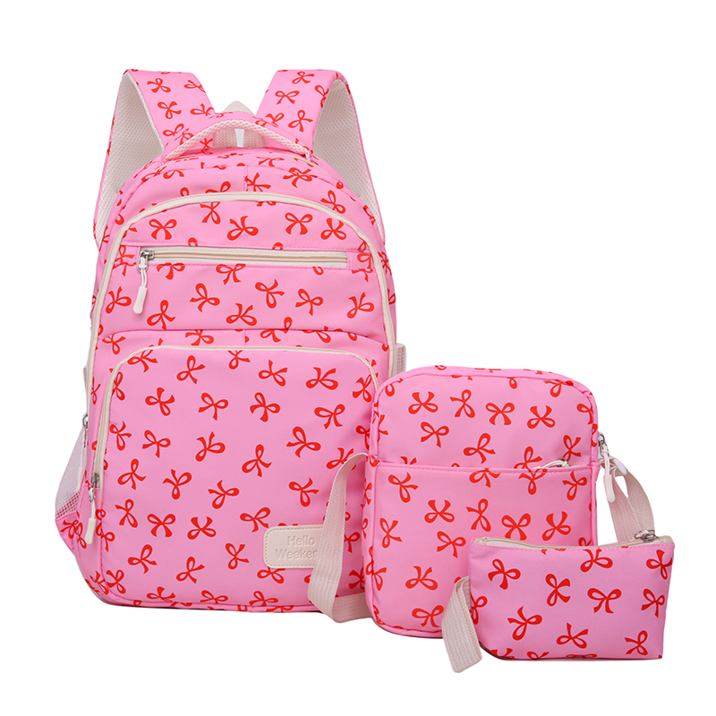 Sling Backpack Shoulder - 3-częściowy zestaw: uroczy plecak z nadrukiem