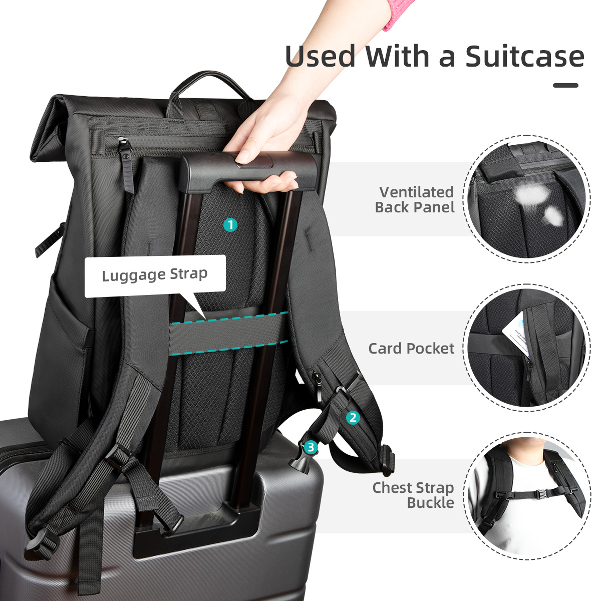 HK Wielofunkcyjny plecak podró – Laptop Backpack 15.6 recenzja i cena