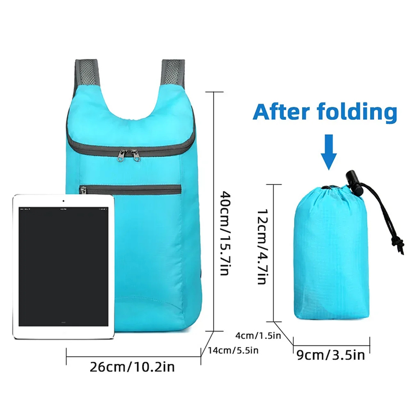 Męski i damski wodoodporny skł – Foldable Backpack Small recenzja i cena