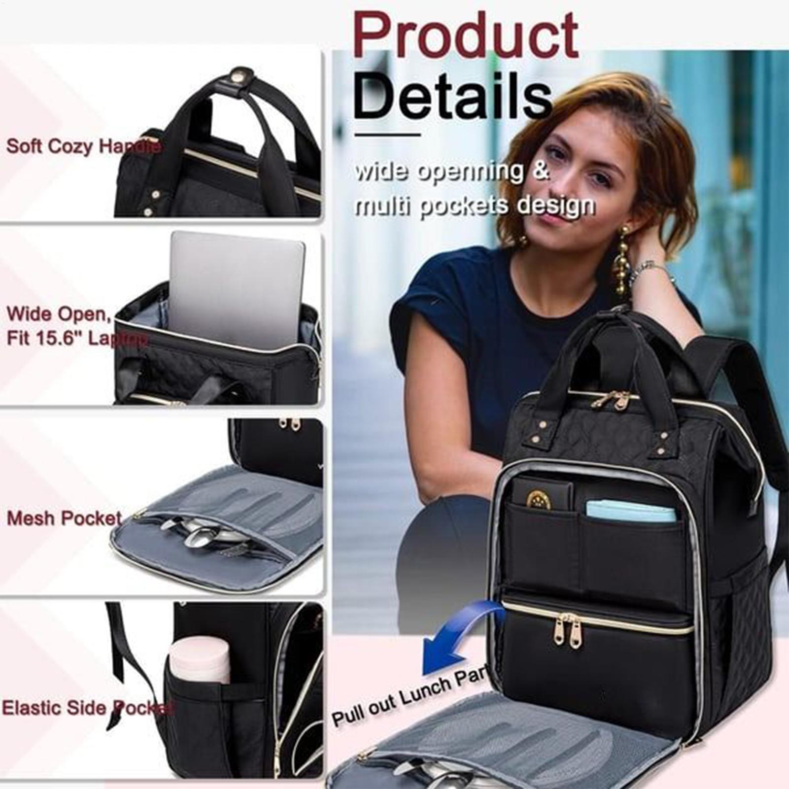 Plecak na lunch 2 w 1 do pracy – Laptop Backpack 15.6 recenzja i cena
